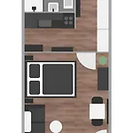 Bernhards Kossgasse - Gratis Parken, Klimaanlage & Balkon 아파트 *